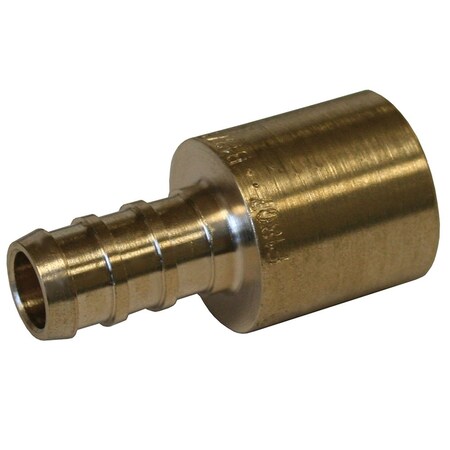 3/4 In. X 3/4 In. Brass PEX X Male Sweat Adapter, Lead Free